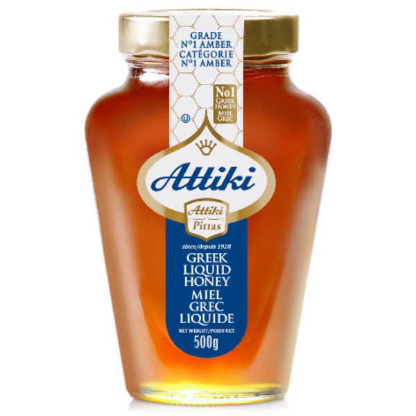 Attiki Greek Liquid Honey 500gr